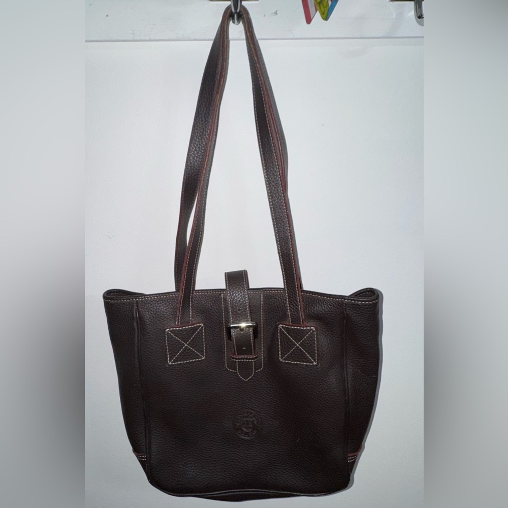 Classic Dooney & Bourke Dark Brown Leather hand bag - Women - Picture 1 of 6